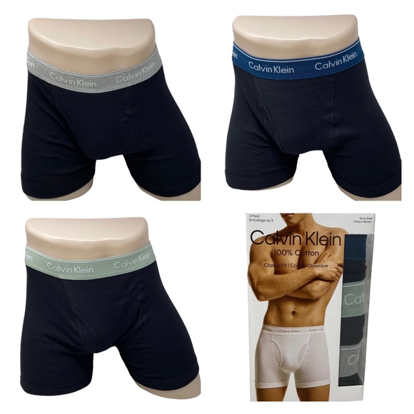 cotton classic fit 3 pack boxer brief